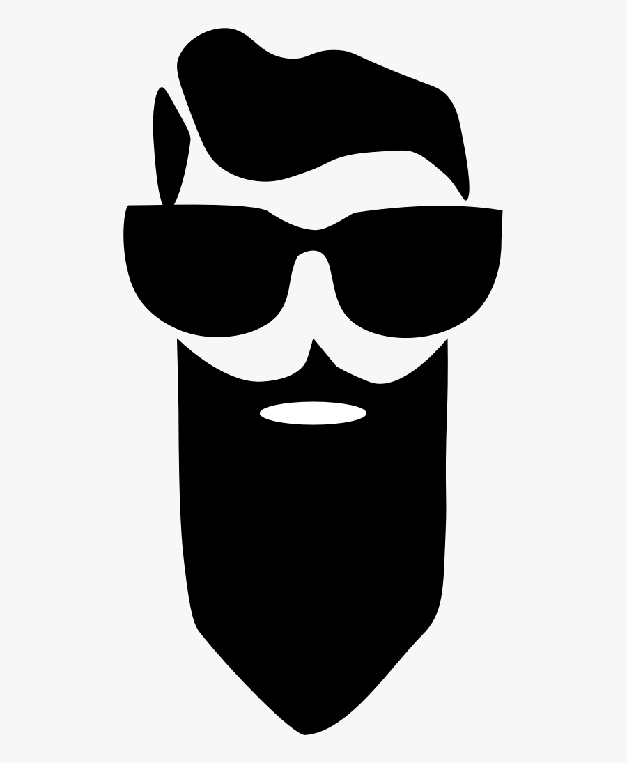 15 Sunglasses Clipart Bearded Man For Free Download - Beard Vector Png, Transparent Clipart