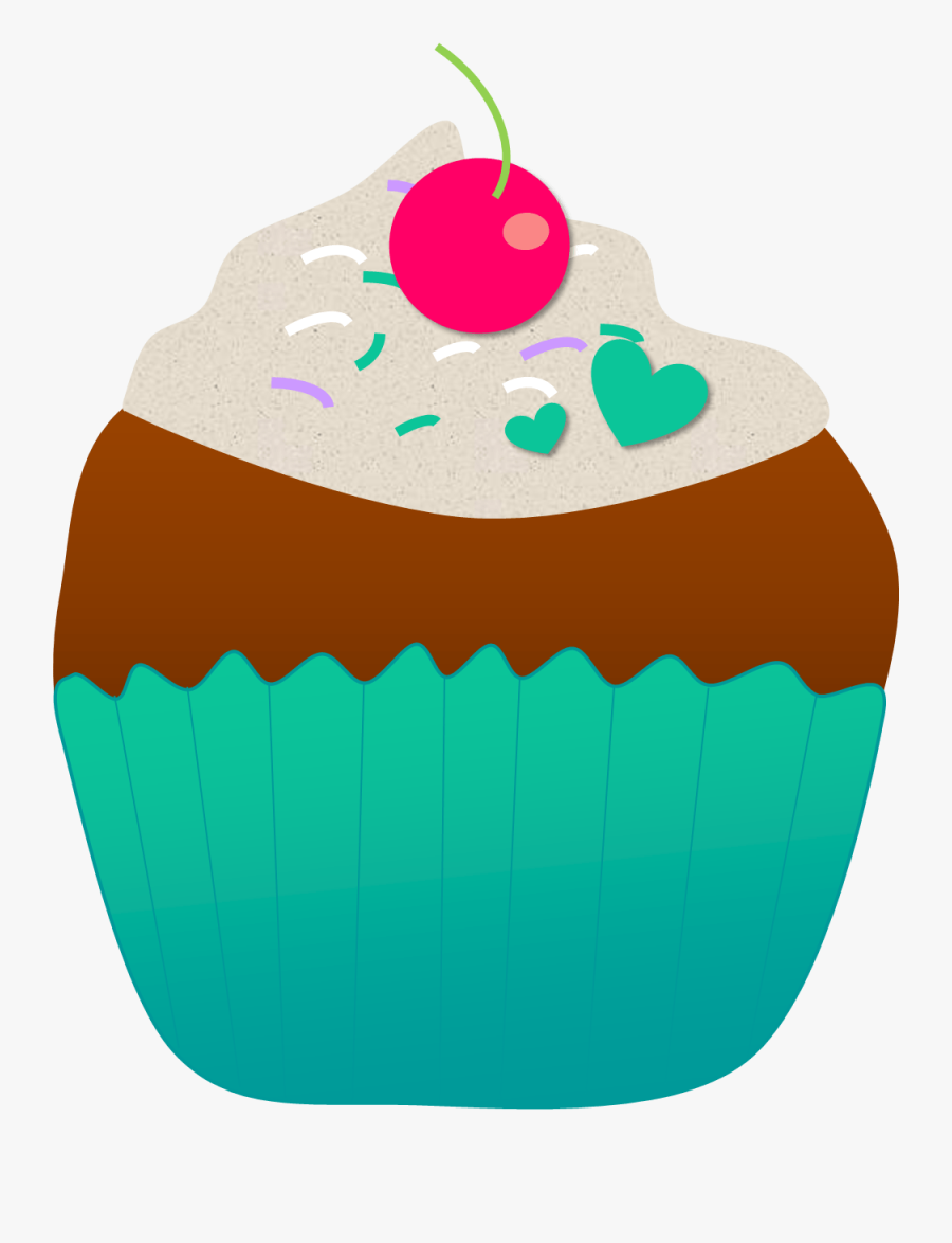 Cupcake Clipart Jpg Library - 12 Cupcakes Clipart, Transparent Clipart