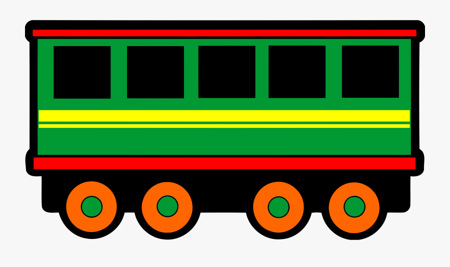 Train Clipart Carriage - Clip Art Train Carriage, Transparent Clipart