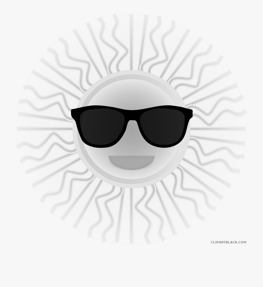 Sun With Sunglasses Clipart Sunglasses Clip Art - Sun With Sunglasses, Transparent Clipart