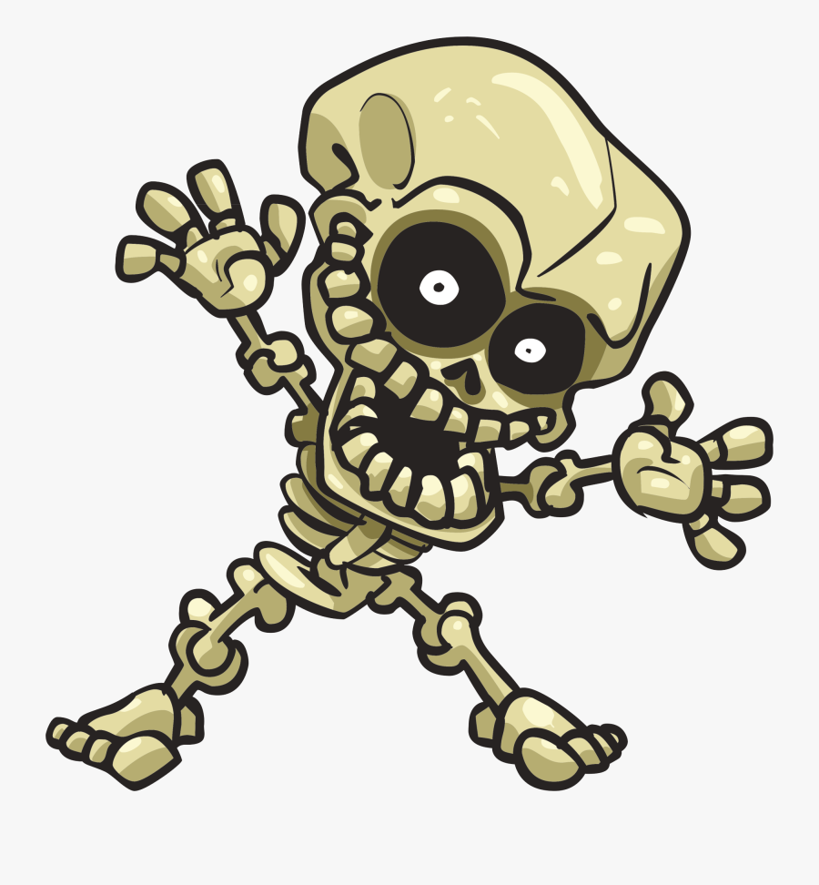 Skeleton Cartoon Png, Transparent Clipart