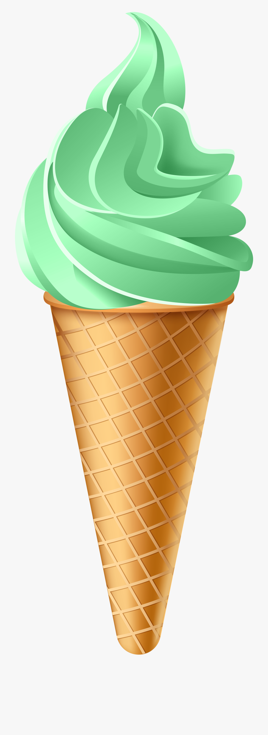 Transparent Ice Cream Png - Mint Ice Cream Clipart, Transparent Clipart