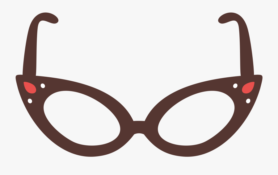 Cat Eye Glasses Clipart, Transparent Clipart