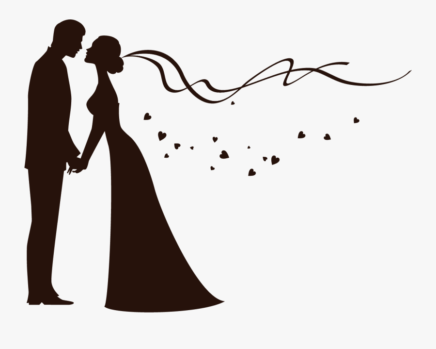 Bride And Groom Symbol, Transparent Clipart
