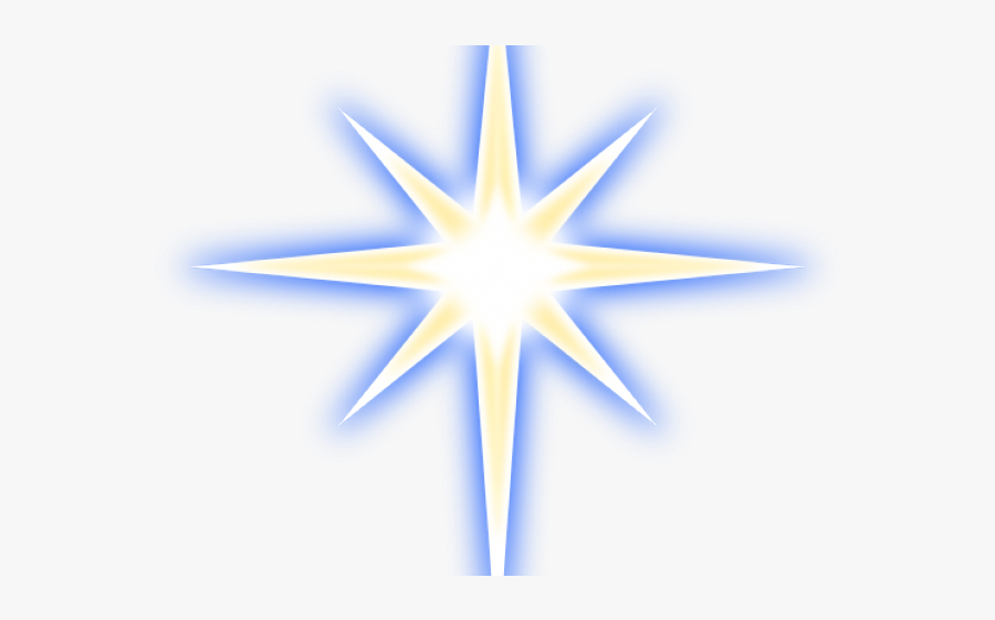 Twinkling Stars Clipart - Christmas Star Transparent Background, Transparent Clipart