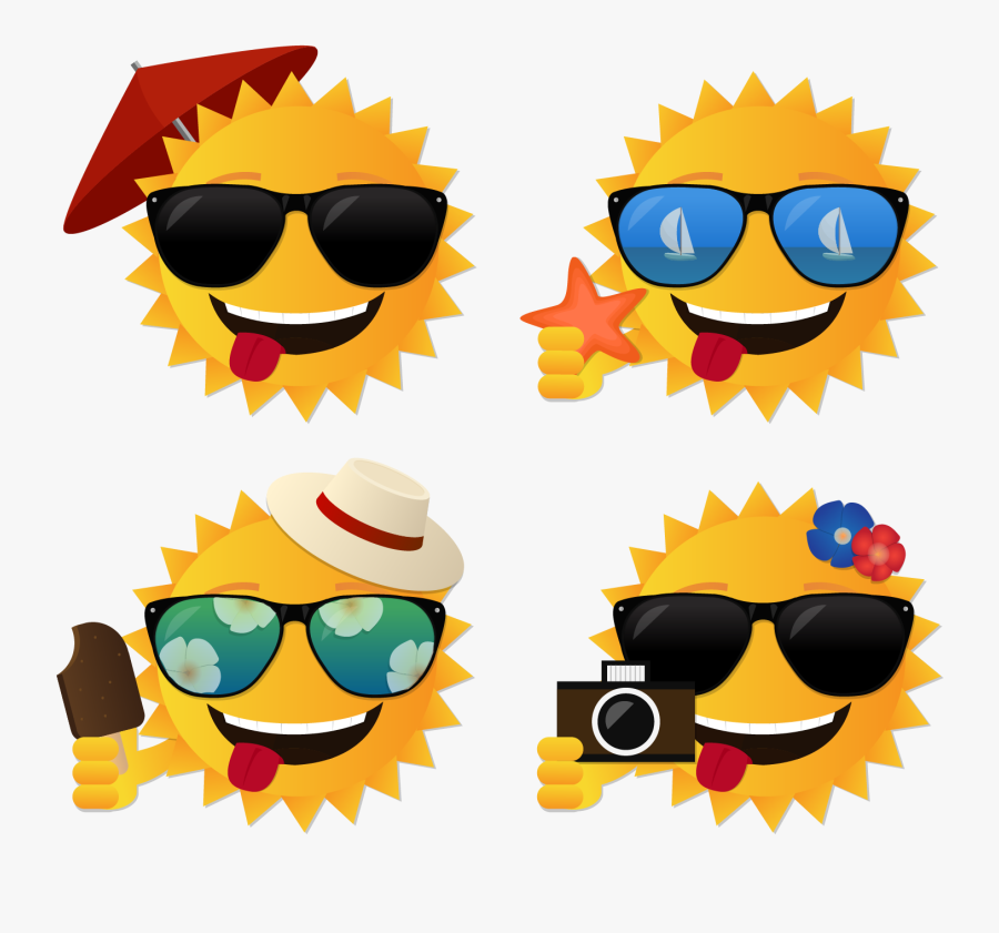 Summer Vector Sun 1656*1655 Transprent Png Free Download - Hubble Geeky Fab Five, Transparent Clipart