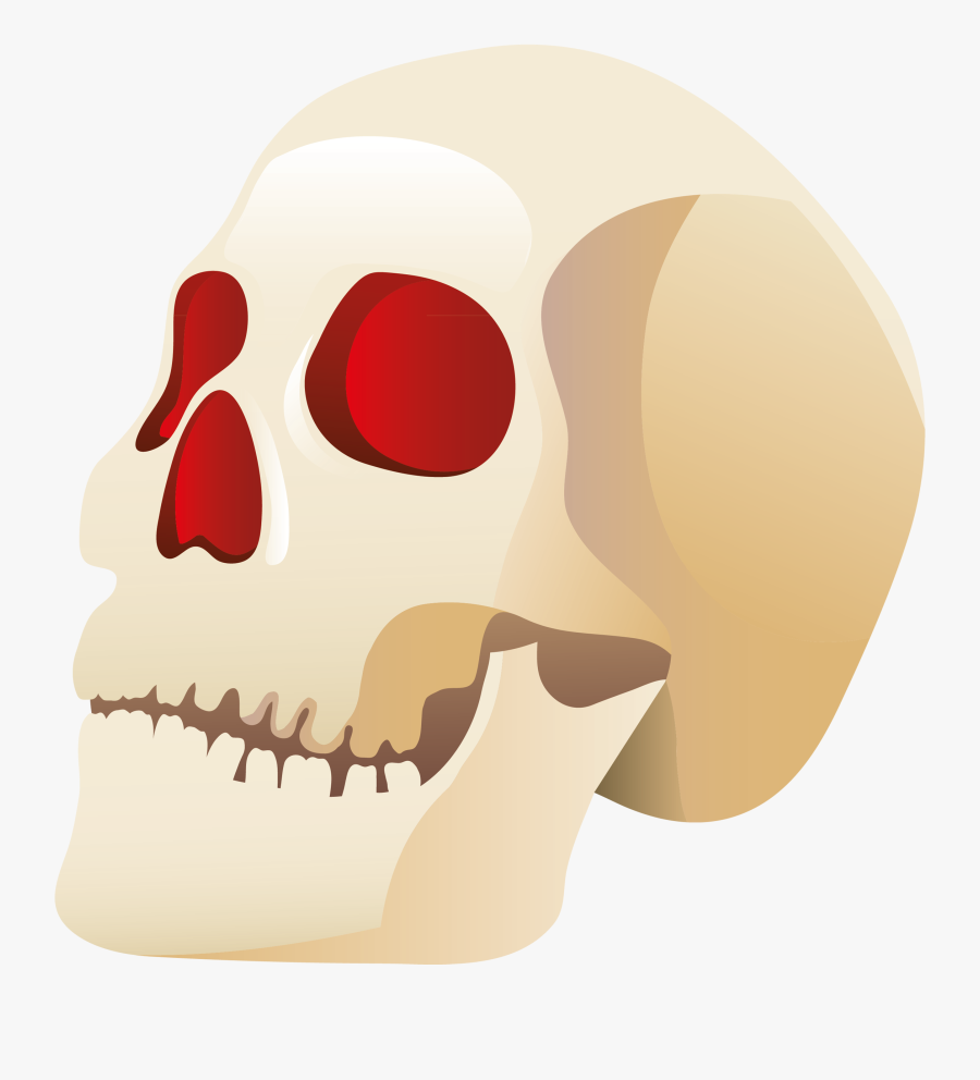 Halloween Skull Clipart - Halloween Skull Clip Art, Transparent Clipart