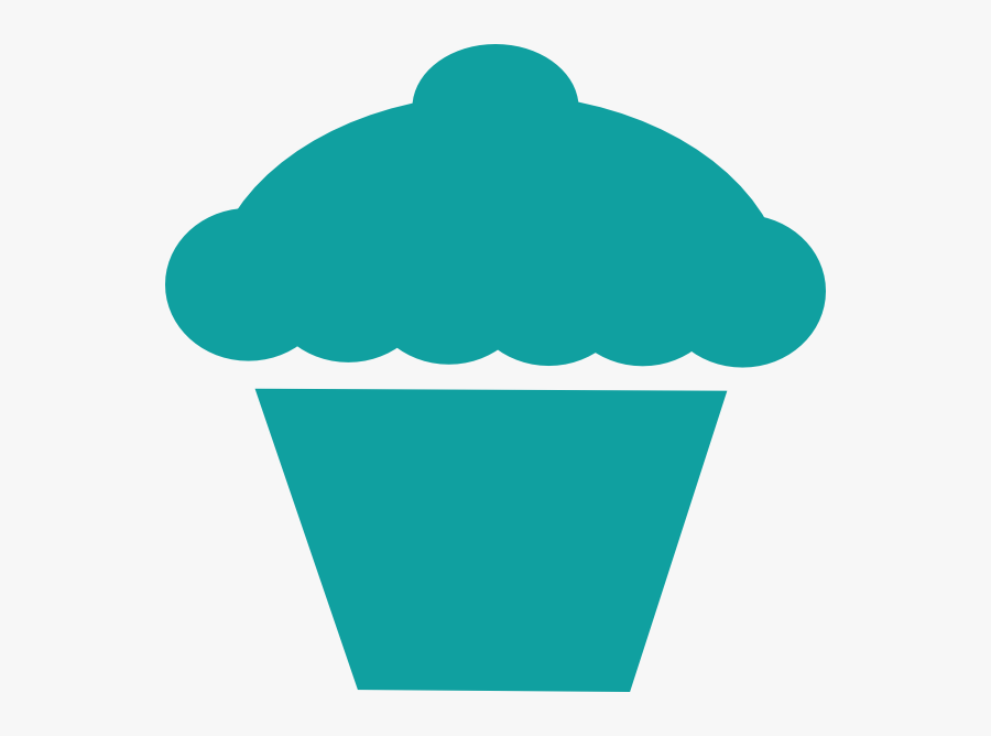 Black Cupcake Clipart - Cupcake Black Icon Png, Transparent Clipart