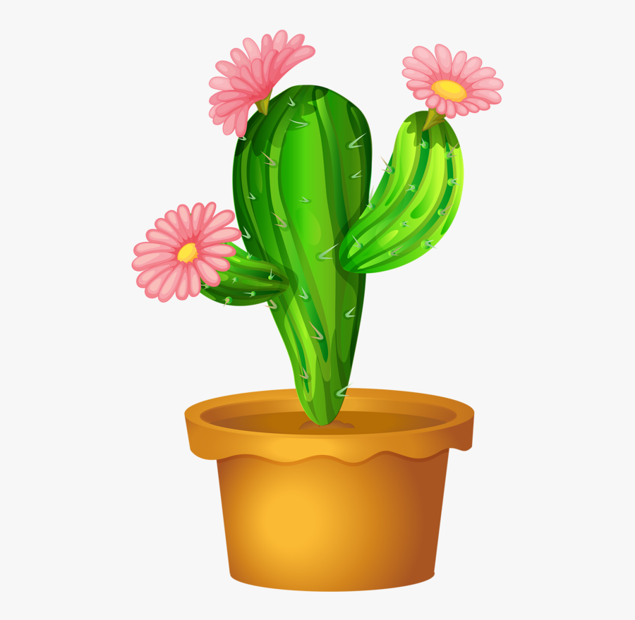 Clip Art Cactus Flower Clip Art - Transparent Background Cactus Clipart Png, Transparent Clipart