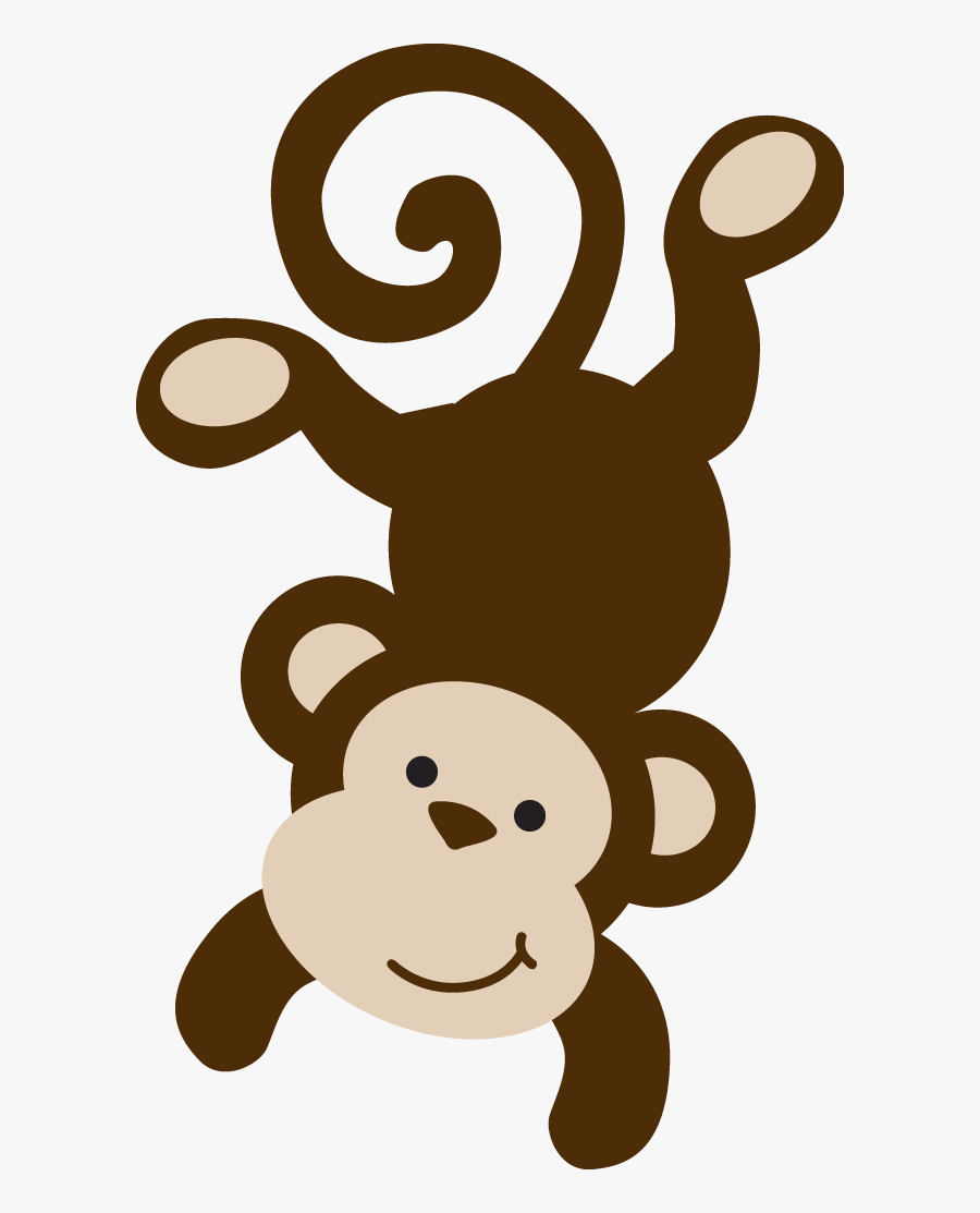 Safari Monkey Cliparts - Molde De Macaco Em Eva, Transparent Clipart