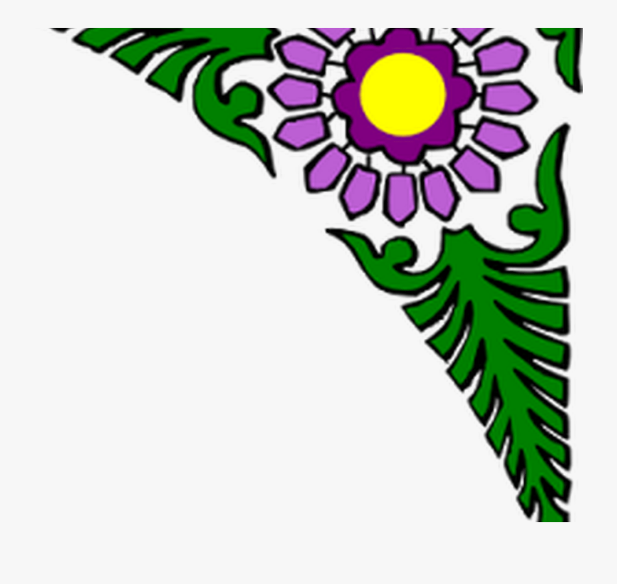 Flower Corner Border Clipart Clip Art Library Wikiclipart - Corner Flower Border Designs Clipart, Transparent Clipart