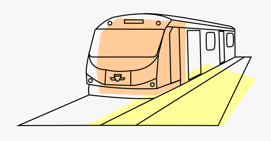 Subway Train Clipart Free Images - Ttc Illustration, Transparent Clipart