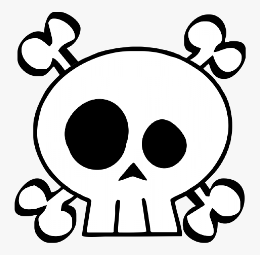 Funny Skull Free Download Clip Art On Clipart - Baby Skull And Crossbones, Transparent Clipart