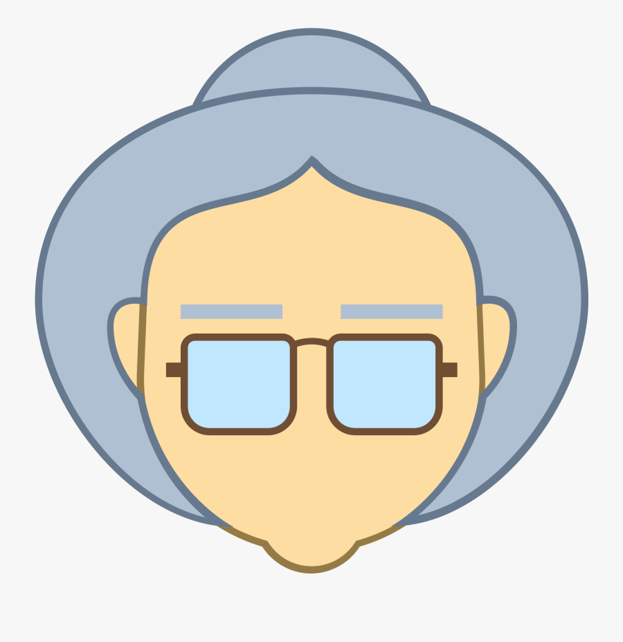 Transparent Old Woman Png - Older Woman Icon Png Transparent, Transparent Clipart