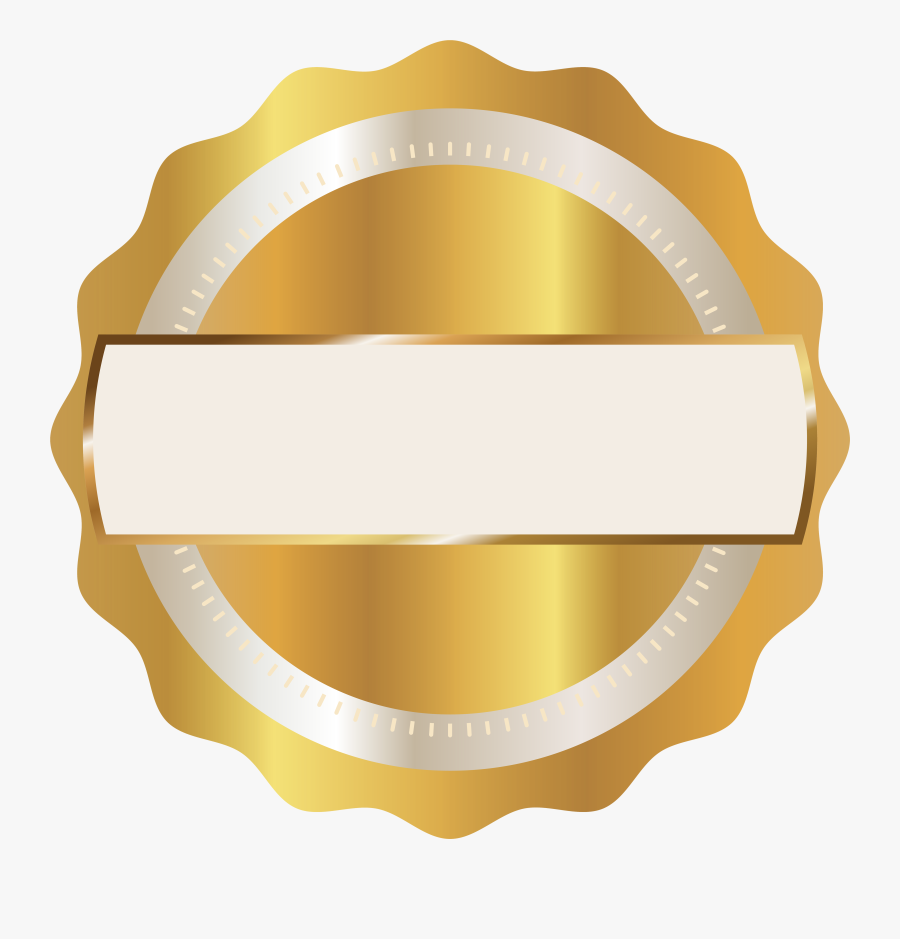 Gold Seal Badge Png Clipart Image - Png Badges, Transparent Clipart