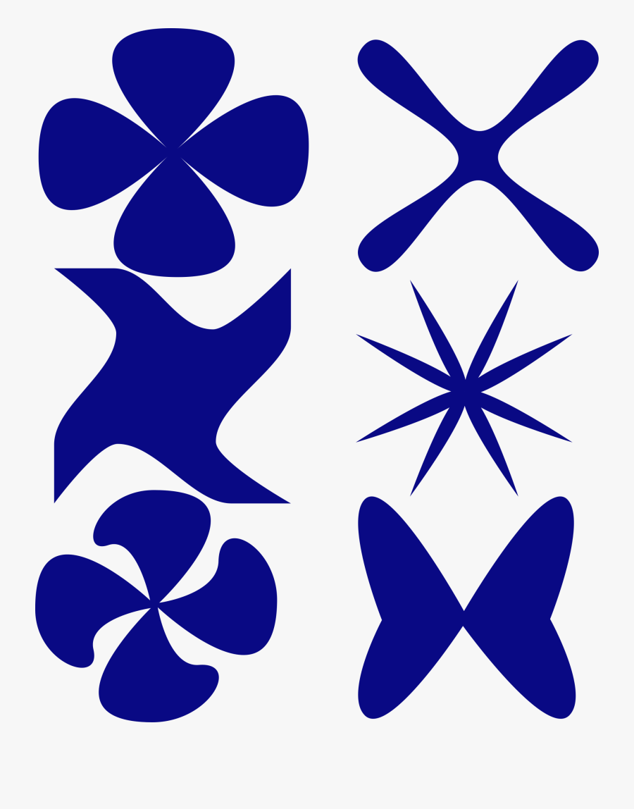 Clipart - Clip Art Organic Shapes, Transparent Clipart