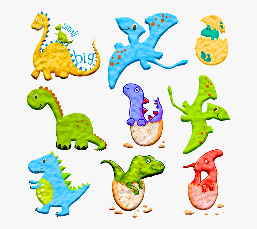 Play Doh, Dinosaurs, Dino, Baby Dinosaur, Clay, Extinct - Imagenes De Dino Bebe, Transparent Clipart