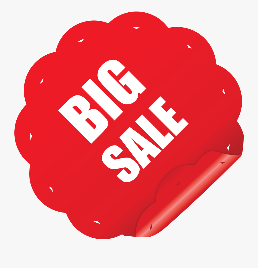 Transparent For Sale Clipart - Big Sale Sticker Png, Transparent Clipart