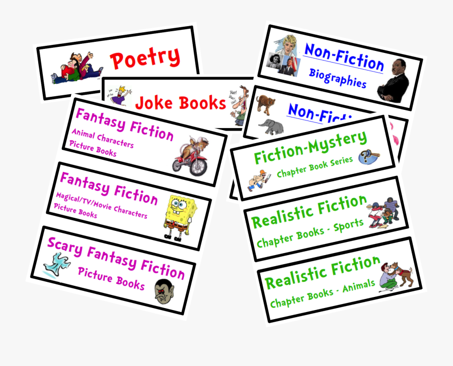 Transparent Label Clipart Png - Free Printable Genre Labels, Transparent Clipart