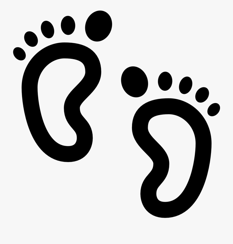 Toes Png -happy Feet Clipart Pretty Foot - Baby Foot Print Png, Transparent Clipart