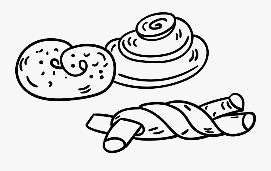 Toys Food Black And White Cartoon, Transparent Clipart