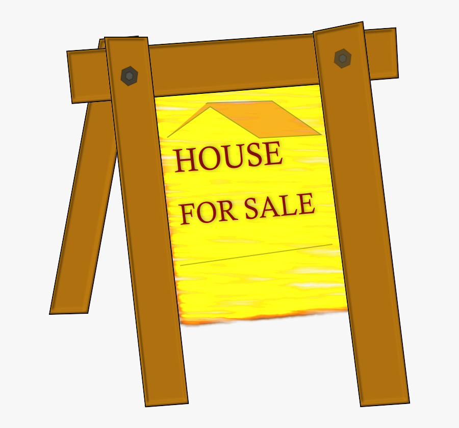 House For Sale Clipart, Vector Clip Art Online, Royalty - Zu Verkaufen Schild Transparent, Transparent Clipart