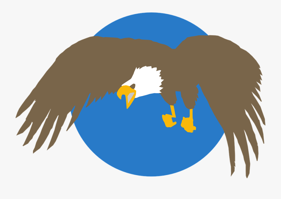 Transparent Bald Eagle Clipart - Eagle Png Circle, Transparent Clipart