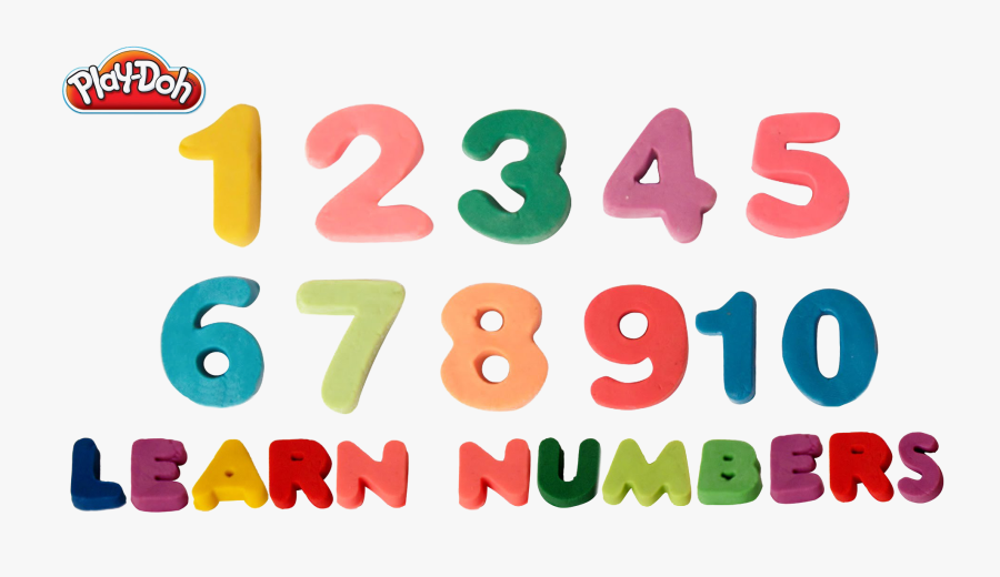 Numbers Clipart 1 10 - 1 To 10 Numbers For Kids, Transparent Clipart