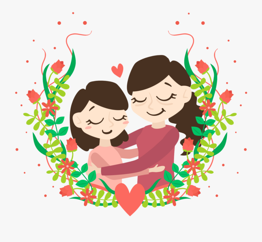 Mothers Day Vector Png, Transparent Clipart