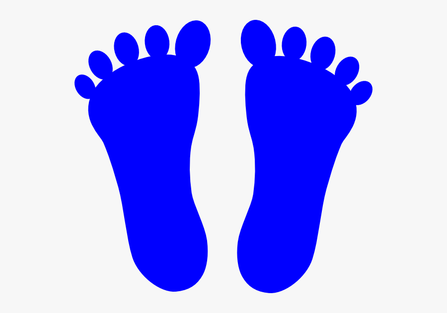 Prints Clip Art At - Easy To Draw Feet, Transparent Clipart