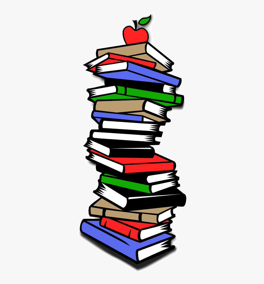 Pin Stack Of Books Clipart - Stack Of Books Png, Transparent Clipart
