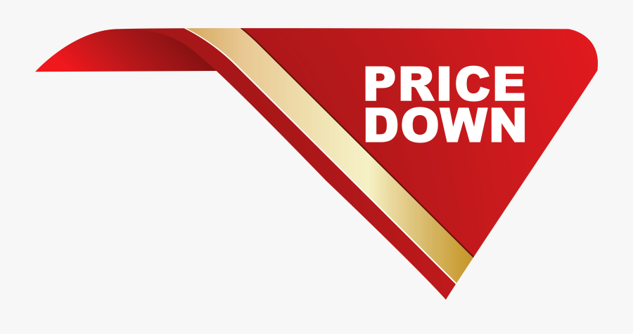 Price Down Corner Sticker Png Clipart Image - Price Down Png, Transparent Clipart