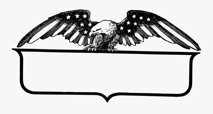 Transparent American Eagle Png - Eagle Frame In Png, Transparent Clipart