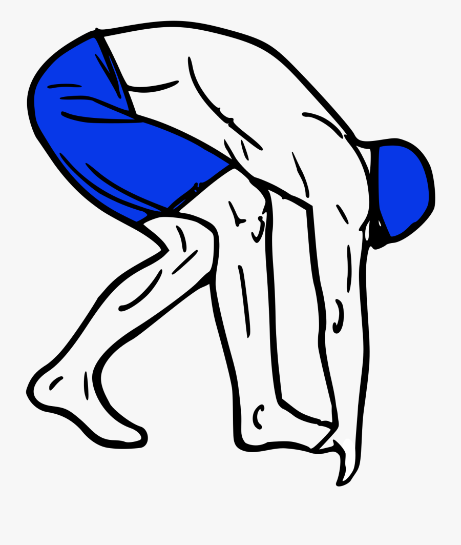 Diver Clipart Swimming Block - Diving Swimmers Clip Art, Transparent Clipart