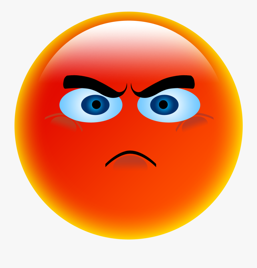 Anger Smiley Emoticon Face Clip Art - Angry Smiley, Transparent Clipart