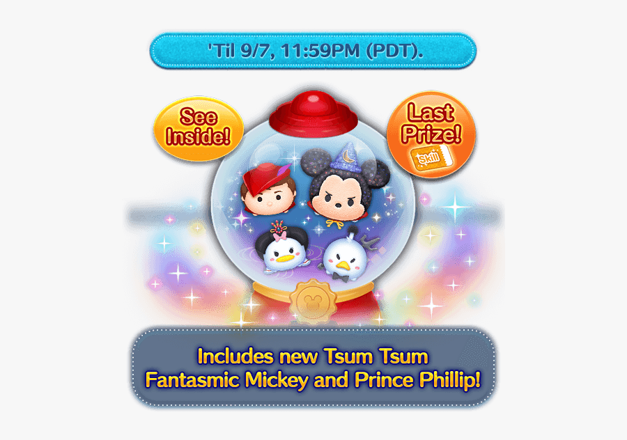 Isney, Tsum, Tsum, September, 2018, Event, Fantasmic, - Tsum Tsum September 2019, Transparent Clipart