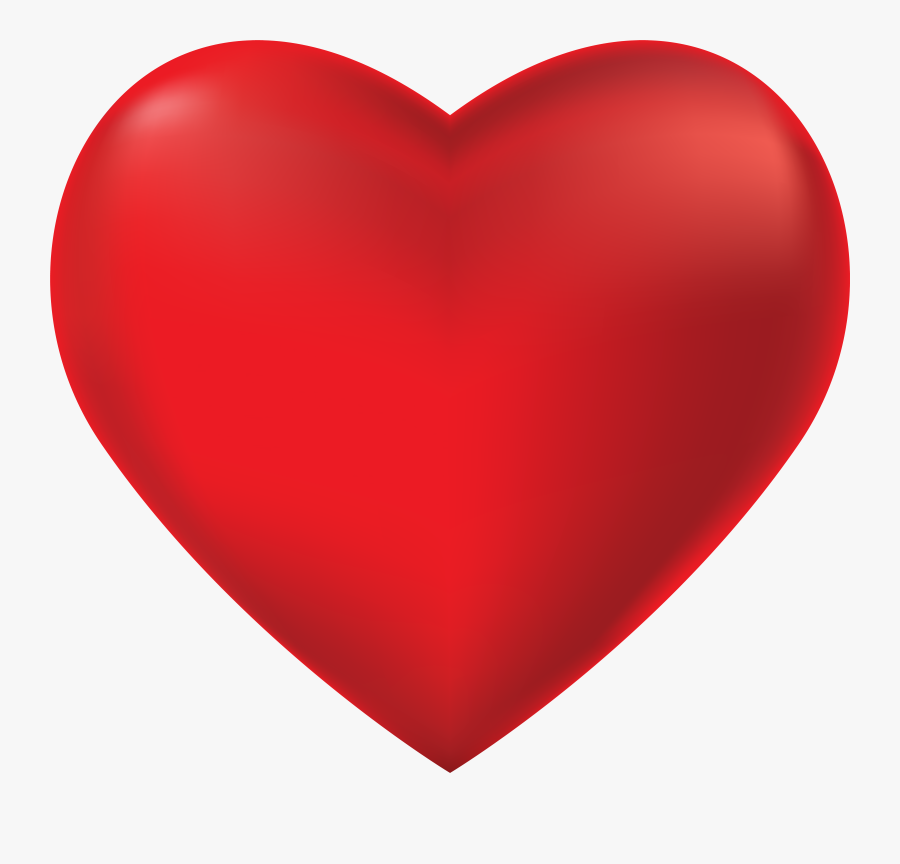 Red Heart Transparent Png Clip Art, Transparent Clipart