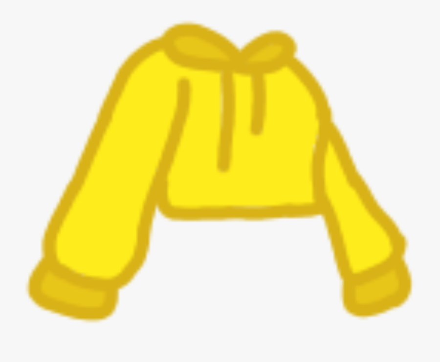 Gacha Yellow Hoodie - Gacha Life Hoodies, Transparent Clipart