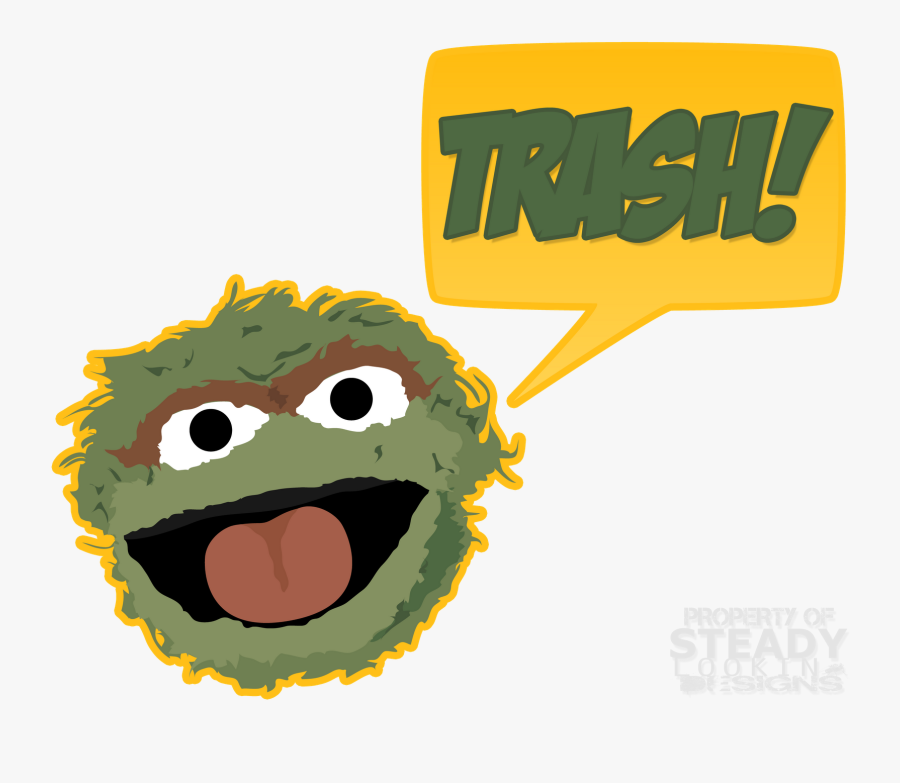Oscar The Grouch Clipart Wallpaper - Oscar The Grouch Vector, Transparent Clipart
