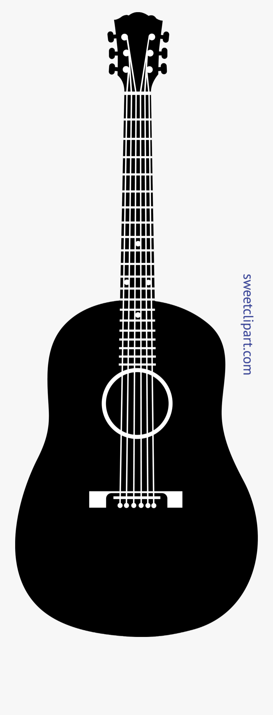 Acoustic Guitar Clipart Easy Acoustic Guitar Clipart - Acoustic Guitar Clipart Png, Transparent Clipart