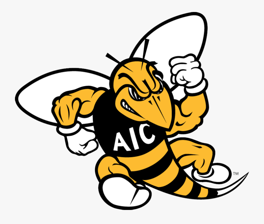 Yellow Jackets American International - Aic Yellow Jackets Logo, Transparent Clipart