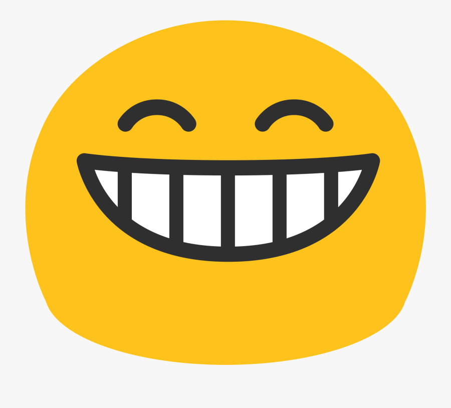 Smiley Png - Google Smile Emoji, Transparent Clipart