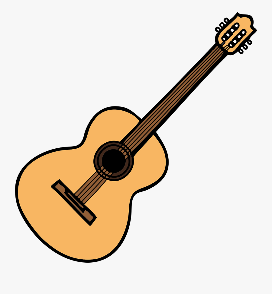 Cuatro,tiple,string Instrument - Cute Guitar Clipart Transparent, Transparent Clipart