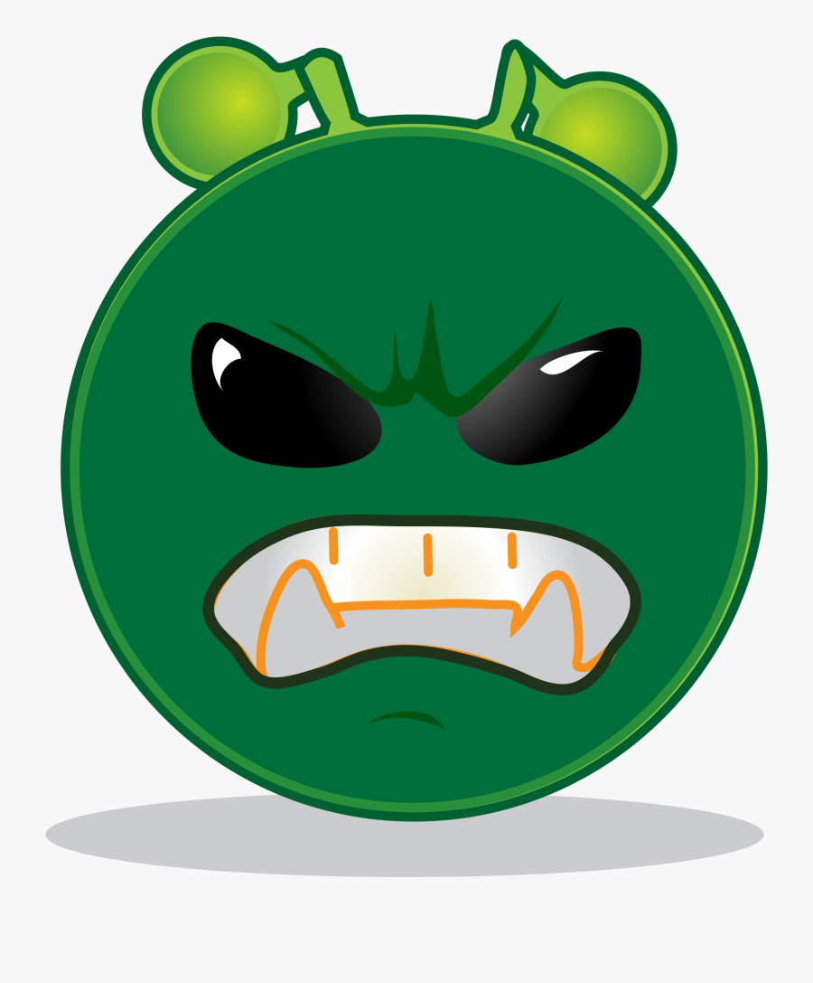 Worried Smiley Face 25, Buy Clip Art - Smiling Green Alien Clipart, Transparent Clipart