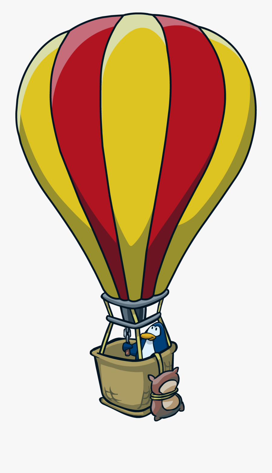 A Balloon Clipart - Hot Air Balloon, Transparent Clipart