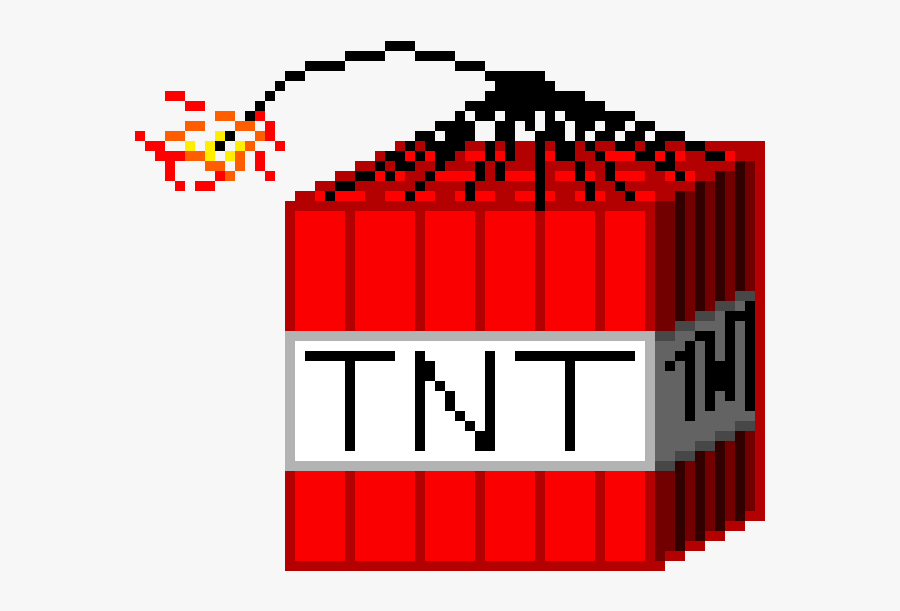 Minecraft Tnt Block - Png Icon Tnt Minecraft, Transparent Clipart