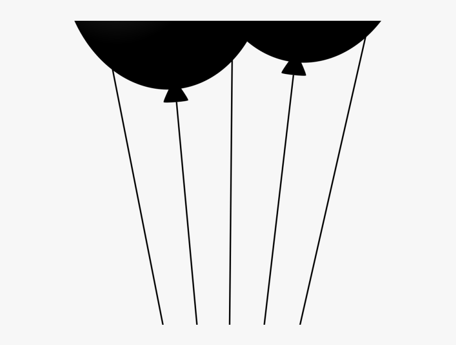 Balloon Clipart , Png Download - Desenho Balão Preto E Branco Png, Transparent Clipart