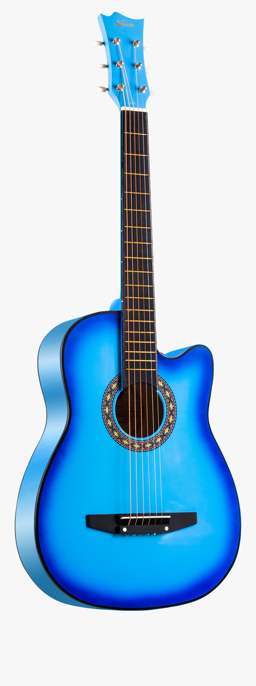 Blue Tiple Guitar Instrument Acoustic-electric Acoustic - Guitar Png Picsart New, Transparent Clipart