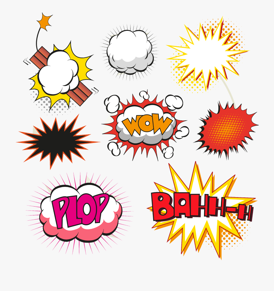 Clipart Black And White Stock Comics Speech Balloon - Comic Book, Transparent Clipart