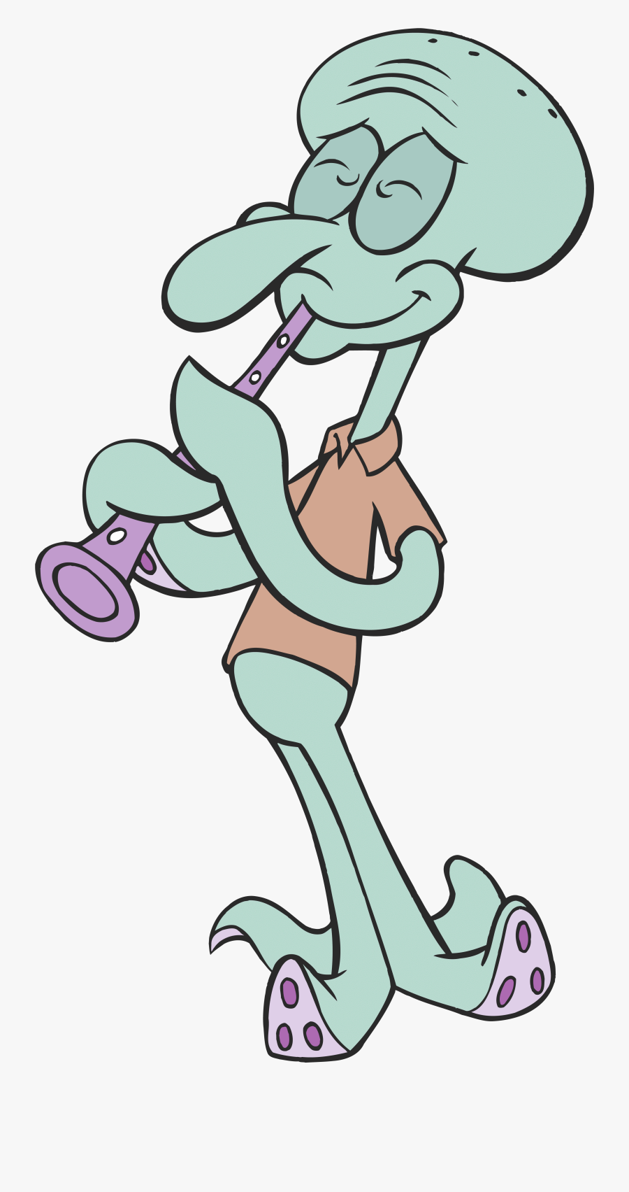 Spongebob Balloon Cliparts Squidward Clipart Png - Transparent Squidward Png, Transparent Clipart